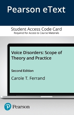 Voice Disorders - Carole Ferrand