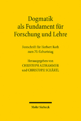 Dogmatik als Fundament für Forschung und Lehre - 