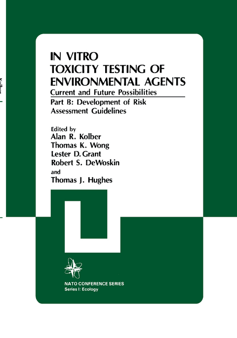 In Vitro Toxicity Testing Of Environmental Agents, Current and Future Possibilities - Alan R. Kolber, Thomas J. Hughes,  North Atlantic Treaty Organization, Thomas K. Wong, D. Lester