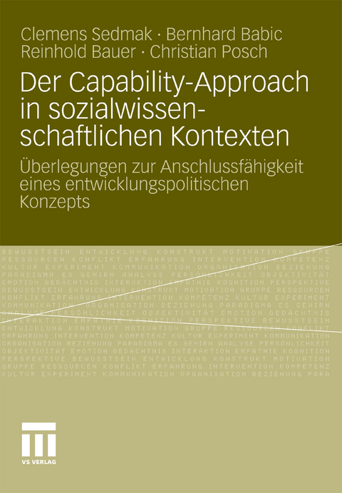 Der Capability-Approach in sozialwissenschaftlichen Kontexten - 