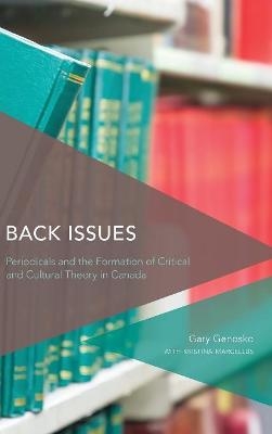 Back Issues - Gary Genosko