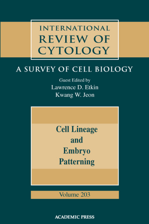 Cell Lineage and Embryo Patterning - 