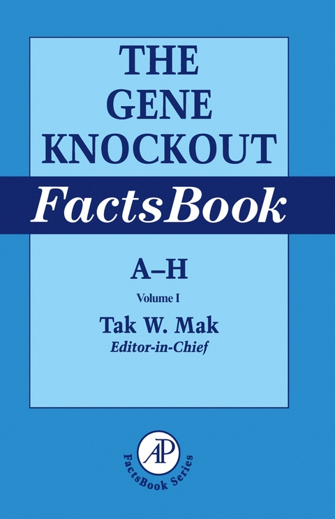 Gene Knockout Factsbook, Two-Volume Set