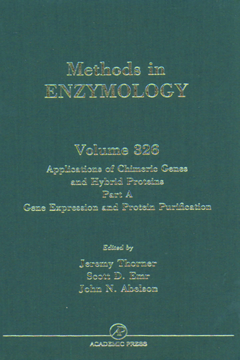 Applications of Chimeric Genes and Hybrid Proteins, Part A: Gene Expression and Protein Purification - 