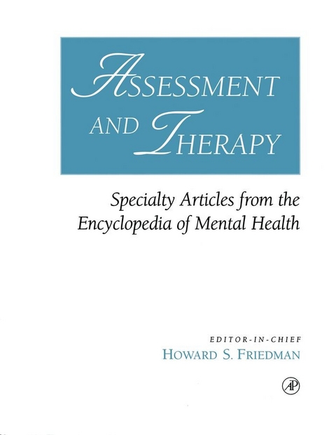 Assessment and Therapy - 