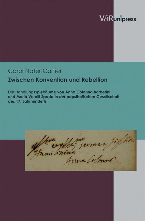 Zwischen Konvention und Rebellion -  Carol Nater Cartier