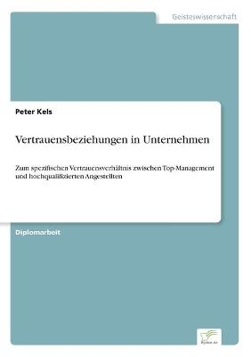 Vertrauensbeziehungen in Unternehmen - Peter Kels