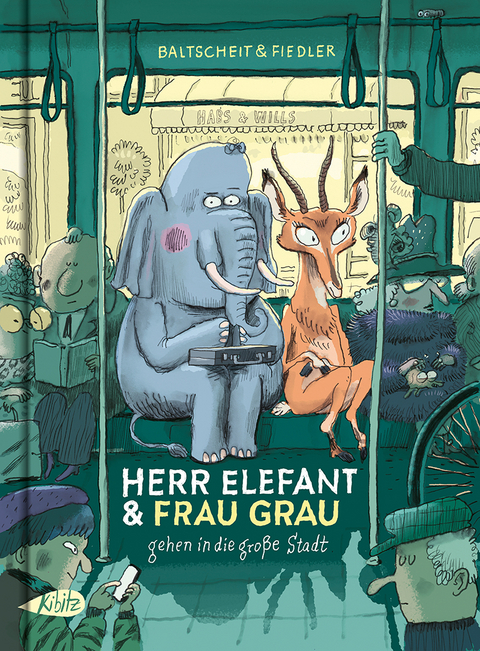 Herr Elefant und Frau Grau gehen in die große Stadt - Martin Baltscheit