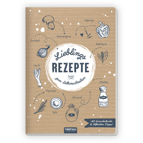 Trötsch Rezeptbuch Lieblingsrezepte zum Selberschreiben - 