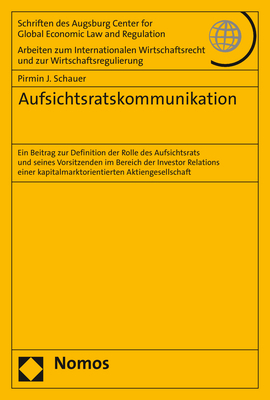 Aufsichtsratskommunikation - Pirmin J. Schauer