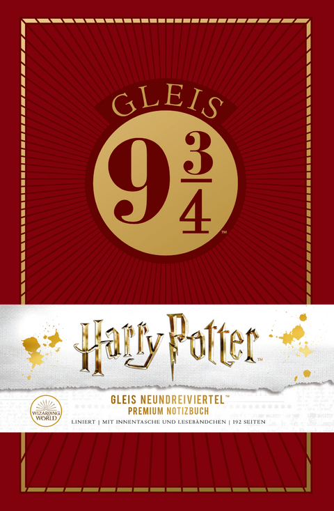 Harry Potter: Gleis 9 ¾ Premium-Notizbuch -  Wizarding World