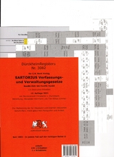 DürckheimRegister® SARTORIUS, Gesetze und §§, OHNE Stichworte - Dürckheim, Constantin von