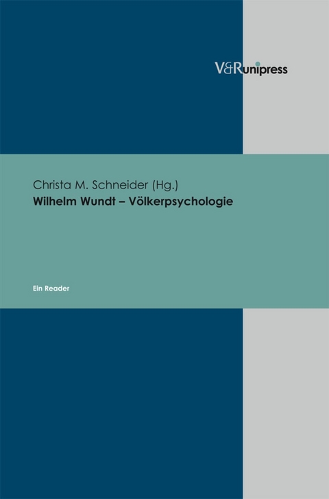 Wilhelm Wundt - Völkerpsychologie - 