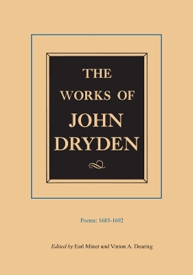 The Works of John Dryden, Volume III - John Dryden