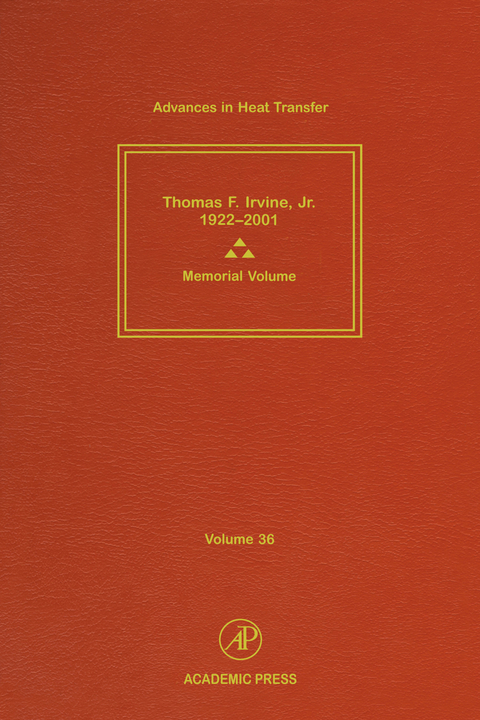 Advances in Heat Transfer - 