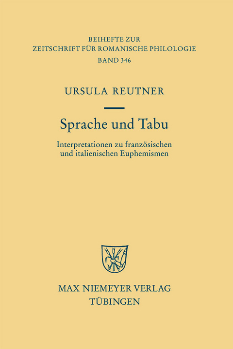 Sprache und Tabu - Ursula Reutner