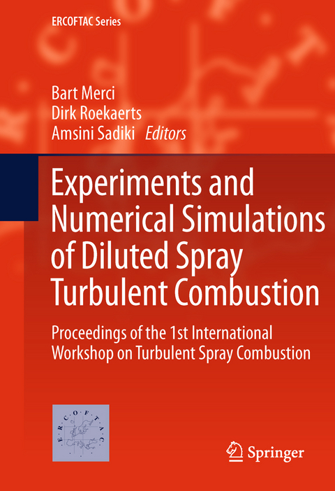 Experiments and Numerical Simulations of Diluted Spray Turbulent Combustion - 