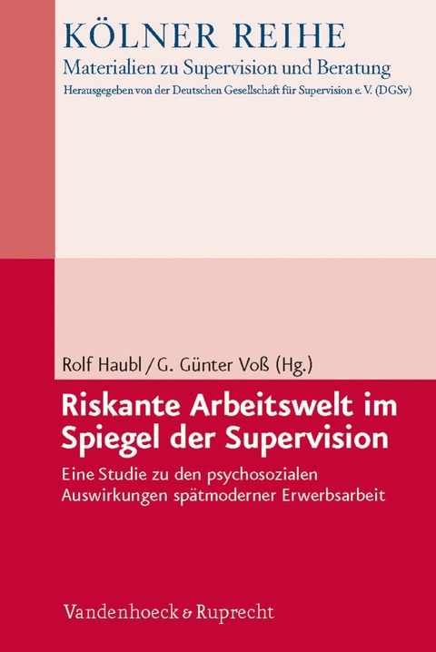 Riskante Arbeitswelt im Spiegel der Supervision -  Rolf Haubl