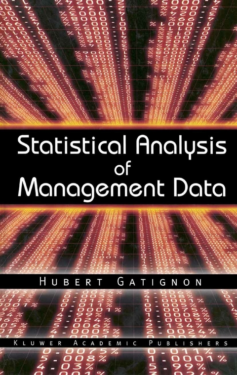 Statistical Analysis of Management Data -  Hubert Gatignon