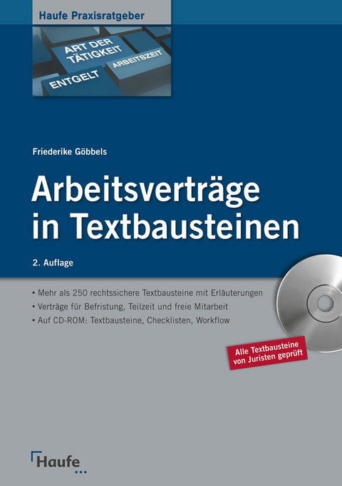 Arbeitsverträge in Textbausteinen -  Friederike Göbbels