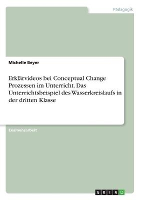 Erklärvideos bei Conceptual Change Prozessen im Unterricht. Das Unterrichtsbeispiel des Wasserkreislaufs in der dritten Klasse - Michelle Beyer