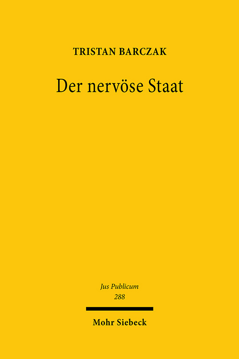 Der nervöse Staat - Tristan Barczak