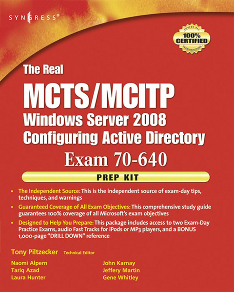 Real MCTS/MCITP Exam 70-640 Prep Kit -  Anthony Piltzecker