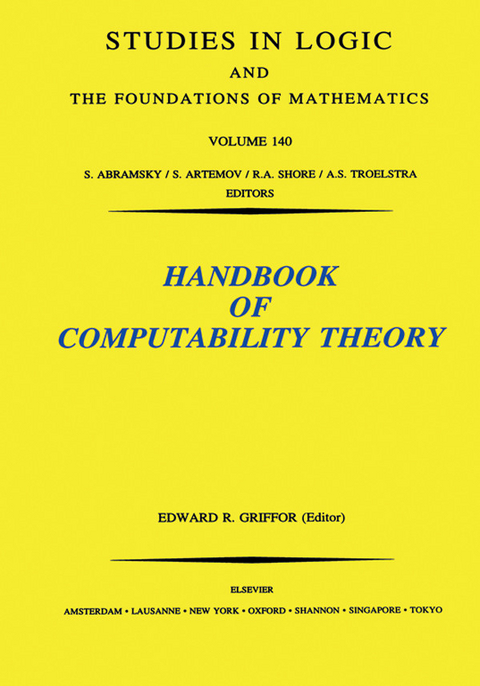 Handbook of Computability Theory - 