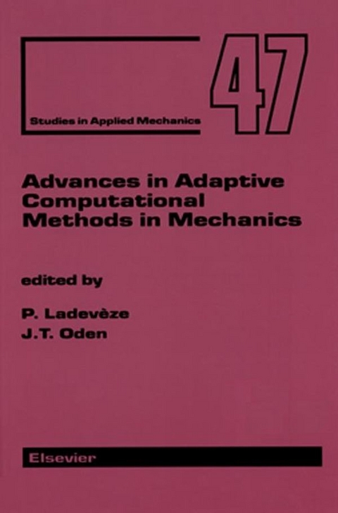 Advances in Adaptive Computational Methods in Mechanics - 