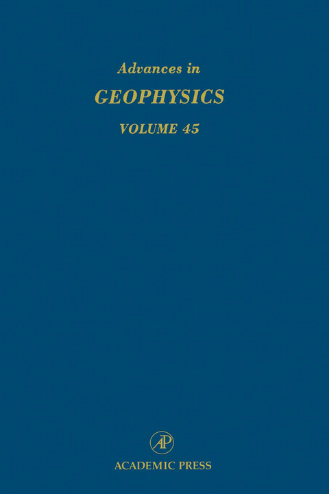 Advances in Geophysics