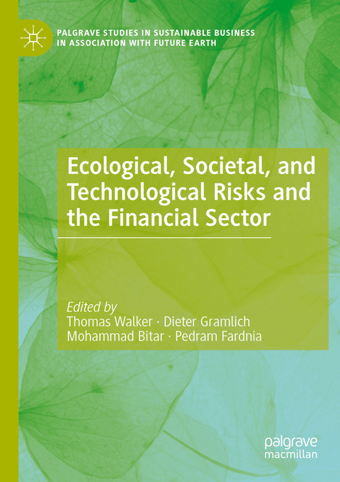 Ecological, Societal, and Technological Risks and the Financial Sector - 