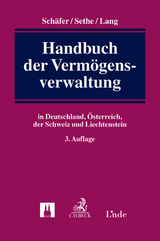 Handbuch der Vermögensverwaltung - Schäfer, Frank; Sethe, Rolf; Lang, Volker