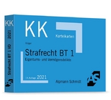 Karteikarten Strafrecht BT 1 - Rolf Krüger