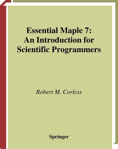 Essential Maple 7 -  Robert M. Corless