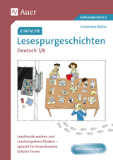 Einfache Lesespurgeschichten Deutsch 7-8 - Christiane Bößel