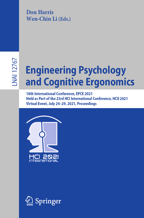 Engineering Psychology and Cognitive Ergonomics - 