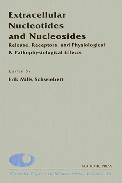 Extracellular Nucleotides and Nucleosides: Release, Receptors, and Physiological & Pathophysiological Effects - 