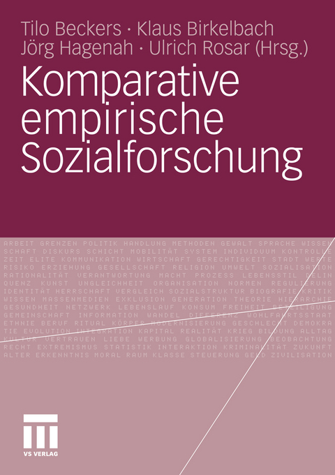 Komparative empirische Sozialforschung - 