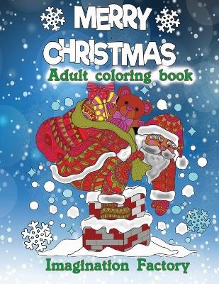 Merry Christmas Adult coloring book - Imagination Factory