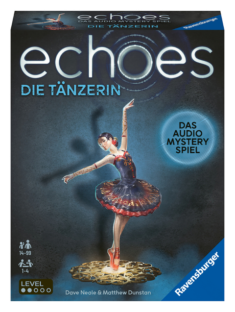 Ravensburger 20812 echoes Die Tänzerin - Audio Mystery Spiel ab 14 Jahren, Erlebnis-Spiel **Empfehlungsliste 2022 Spiel des Jahres** - Dave Neale, Matthew Dunstan