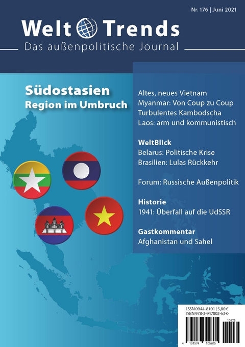 Südostasien - Majd El-Safadi, Nguyen Khac Giang, Toni Haastrup, Ralf Havertz, Valery Karbalevich, Hans-Heinrich Nolte, Boike Rehbein, Michael Richter, Walter Schilling, Khatharya Um, Kathrin Vogler, Achim Wahl