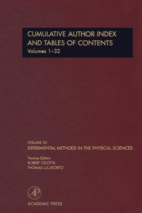 Cumulative Author Index and Tables of Contents Volumes1-32