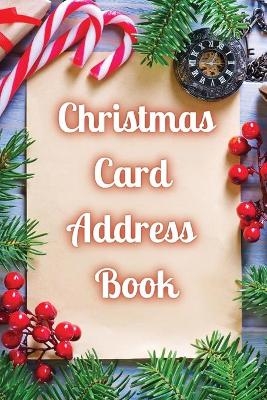 Christmas Card Address Book 100pgs 6''W x 9''H, Address Book & Tracker for Holiday Card Mailings Greeting Cards - G McBride