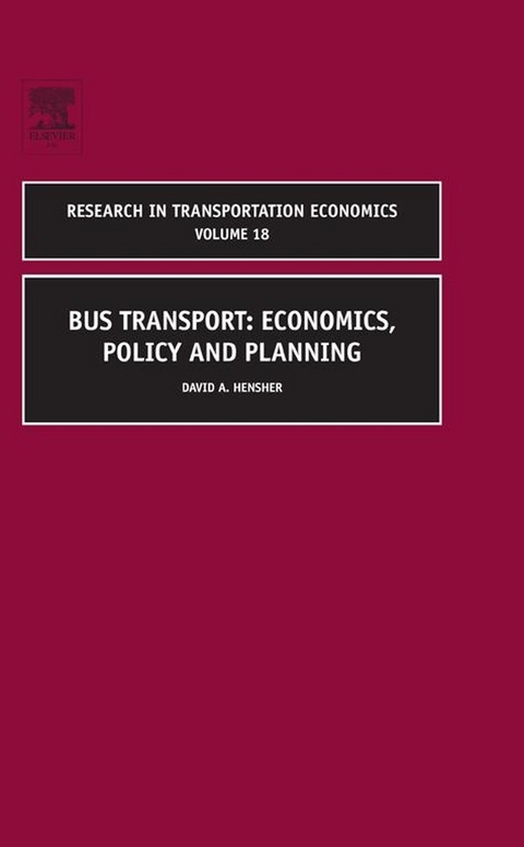 Bus Transport -  David A. Hensher