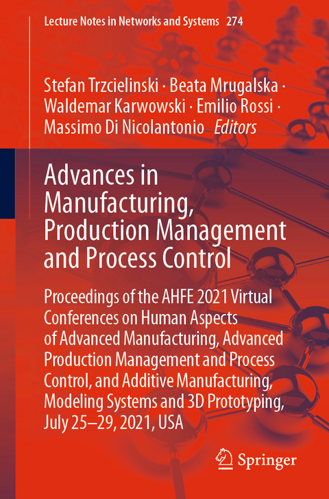 Advances in Manufacturing, Production Management and Process Control - 