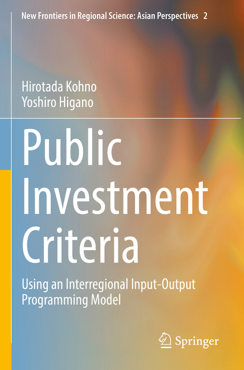 Public Investment Criteria - Hirotada Kohno, Yoshiro Higano