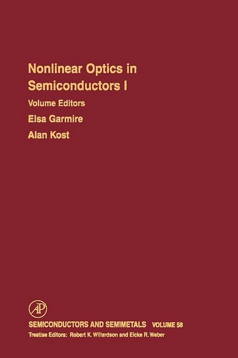 Nonlinear Optics in Semiconductors I - 