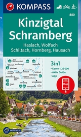 KOMPASS Wanderkarte 880 Kinzigtal Schramberg, 1:25.000