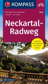 KOMPASS Fahrrad-Tourenkarte Neckartal-Radweg 1:50.000