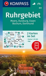 KOMPASS Wanderkarte 823 Ruhrgebiet